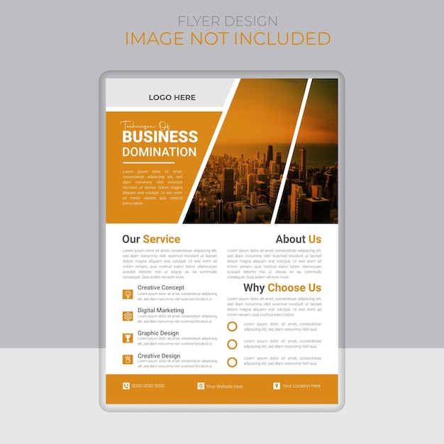 vector vertical business flyer template business flyer concept for design