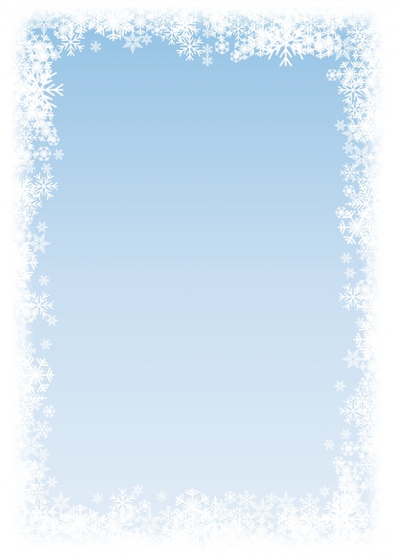 Vector vertical winter background