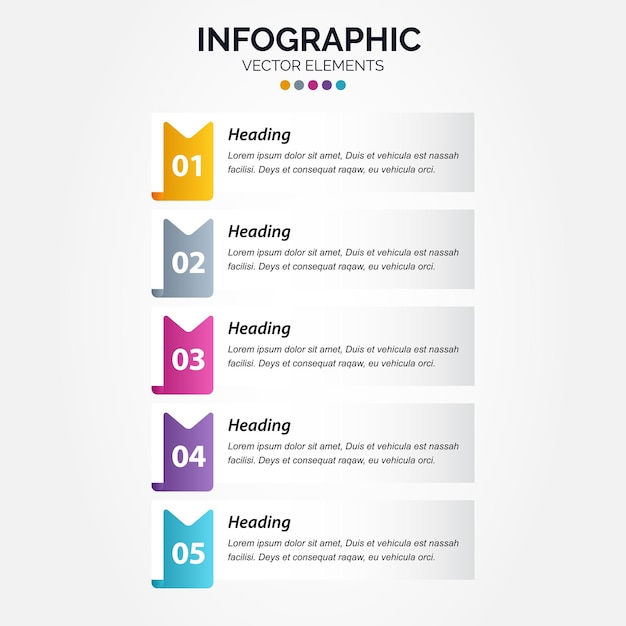 Vector verticale infographic dunne lijn ontwerp met pictogrammen en 5 opties of stappen verticale infographic voor bedrijfsconcept kan worden gebruikt voor presentaties banner workflow layout