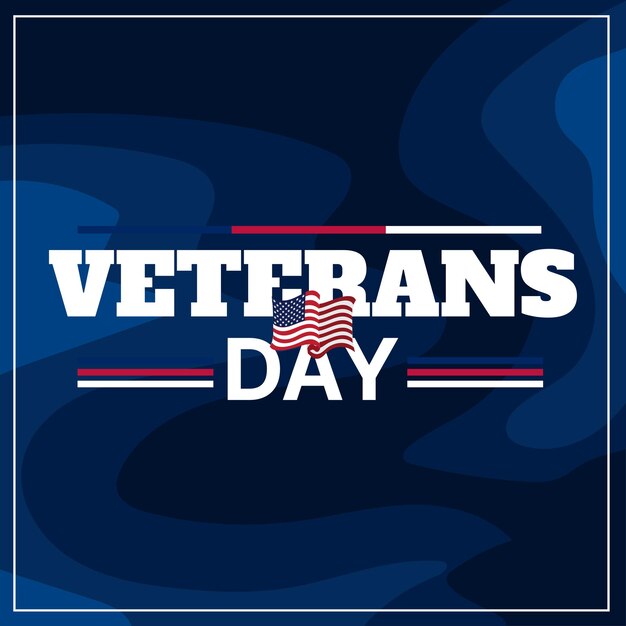 Vector vector veterans day concept background design