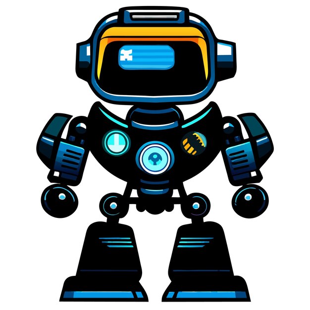 Vector vector vibes little robot graphics infusing style into designs