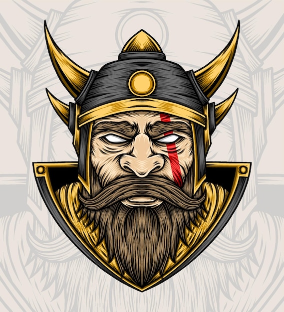 Vector Viking-illustratie