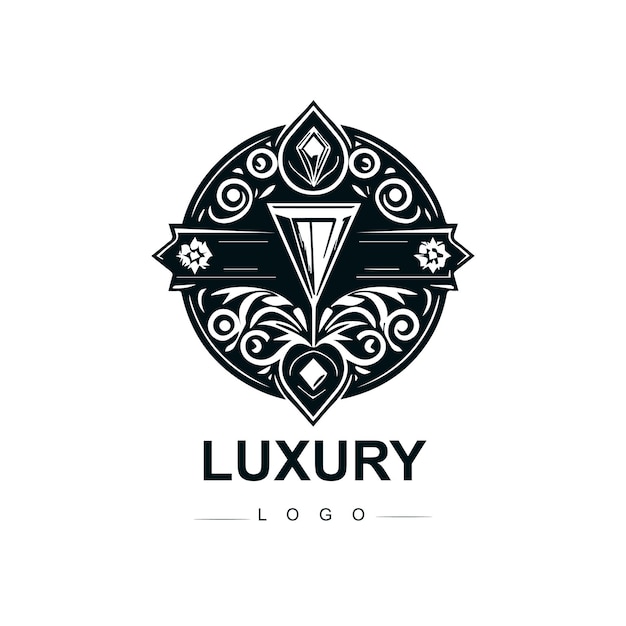 Vector vintage en luxe logo sjabloon