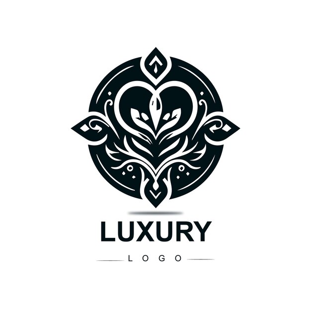 Vector vintage en luxe logo sjabloon