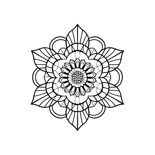 vector vintage of mandala art design illustration