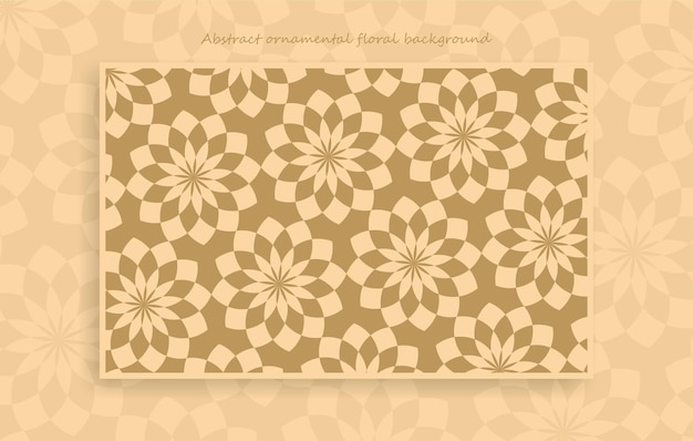 Vector vintage ornamental flower background 002