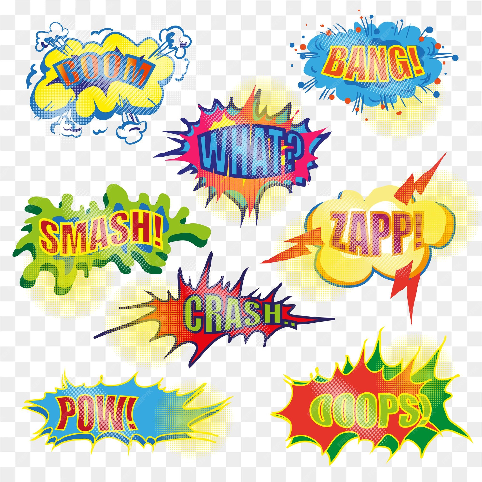 Premium Vector  Vector vintage pop art comic spiky shape speech