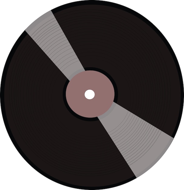 VECTOR OF THE VINYL RECORD