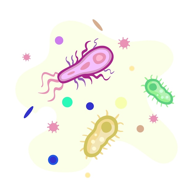 Vector vector virus concept illustration