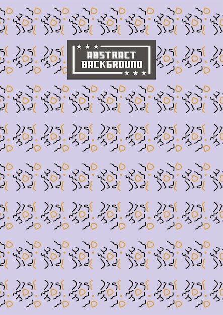 Vector vlakke achtergrondontwerp van abstracte achtergrond