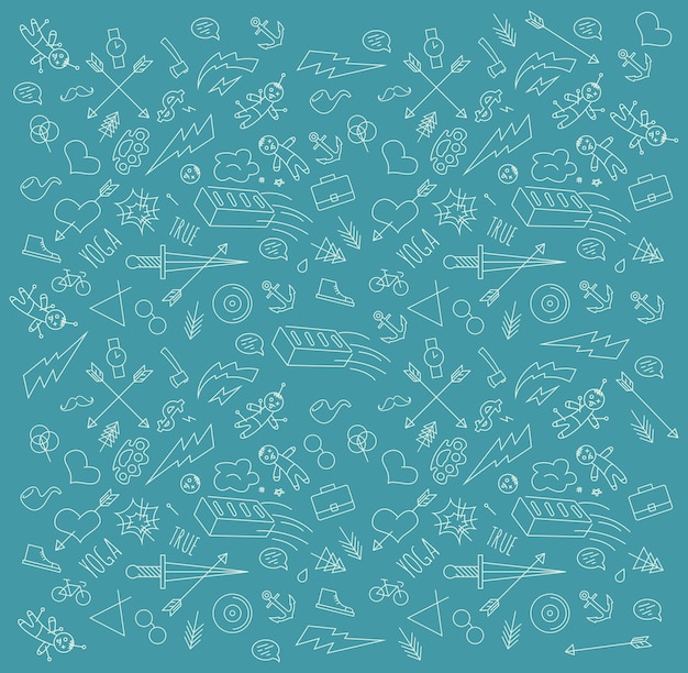 Vector voodoo pattern