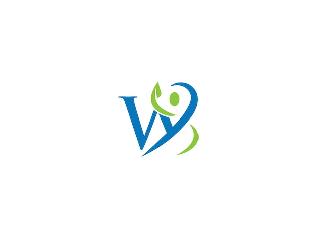 Vector vector w with life logo