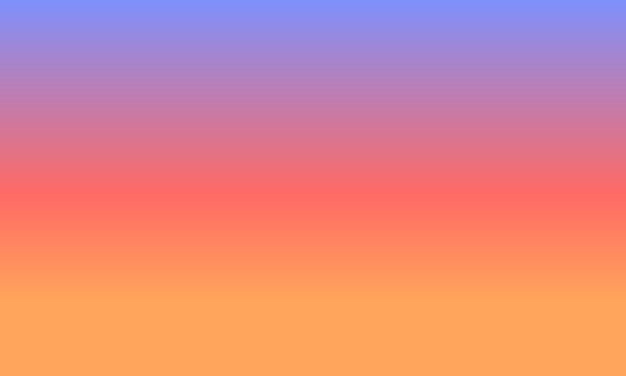 Vector warm sunset gradient background