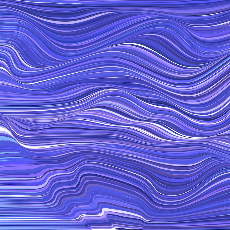 Vector vector warped lines background, twisted stripes optical illusion, moire waves