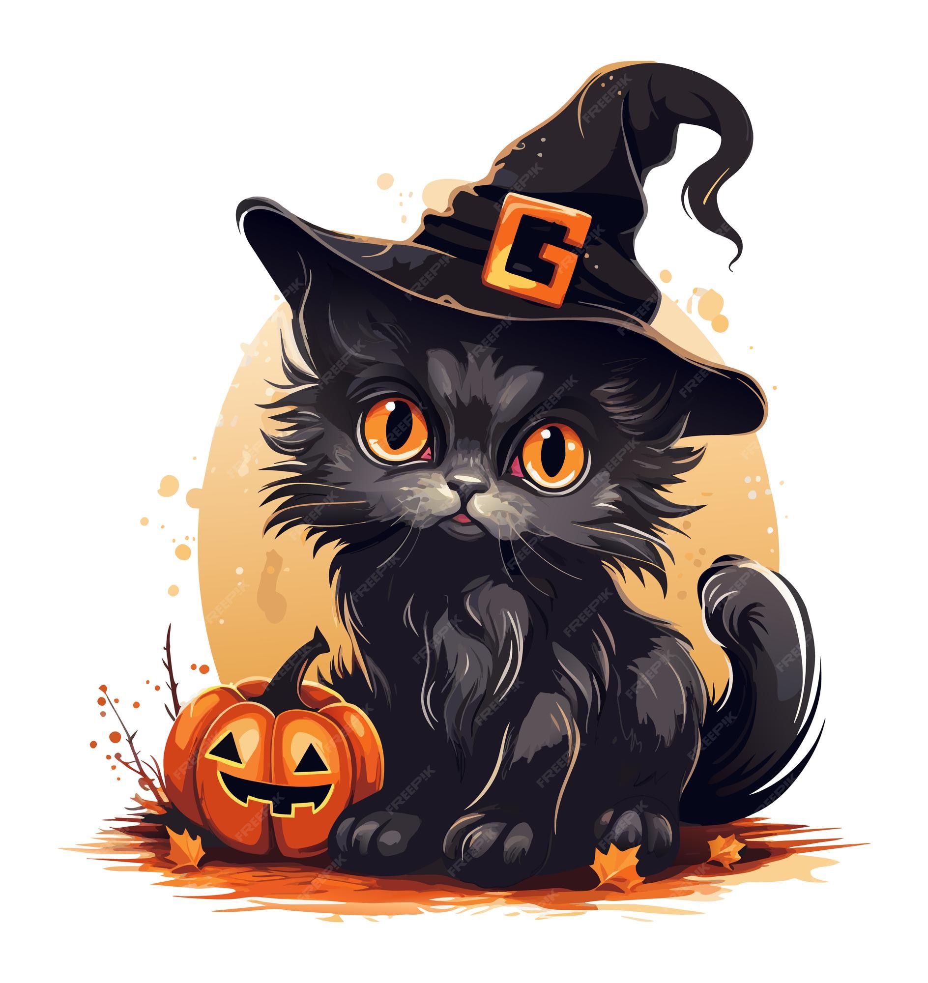 Halloween Black Cat free vector icons designed by Freepik