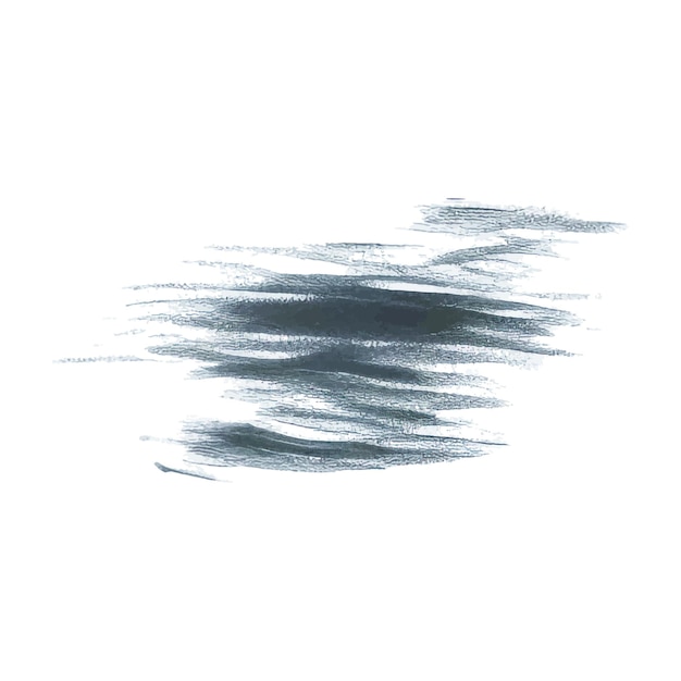 Векторный акварельный мазок кисти. ручной рисунок элемента дизайна, изолированный на белом фоне.
