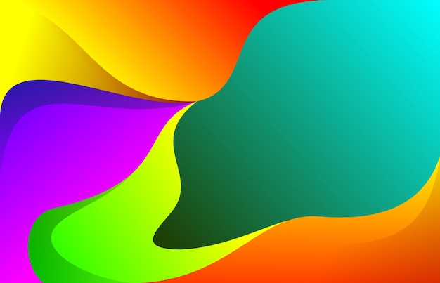 Vector vector wave background colorful gradient vector