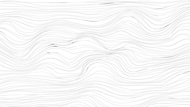 Vector wave line texture with white background