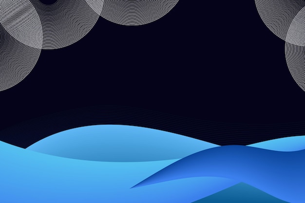 vector wave style background