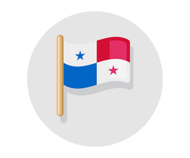 Vector waving Flag of Dominican Republic