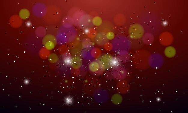 Vector wazig bokeh achtergrondconcept