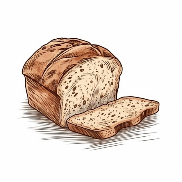 ベクトル ベクトル小麦ベーカリーパン食品パンイラストトースト分離デザインセット背景co