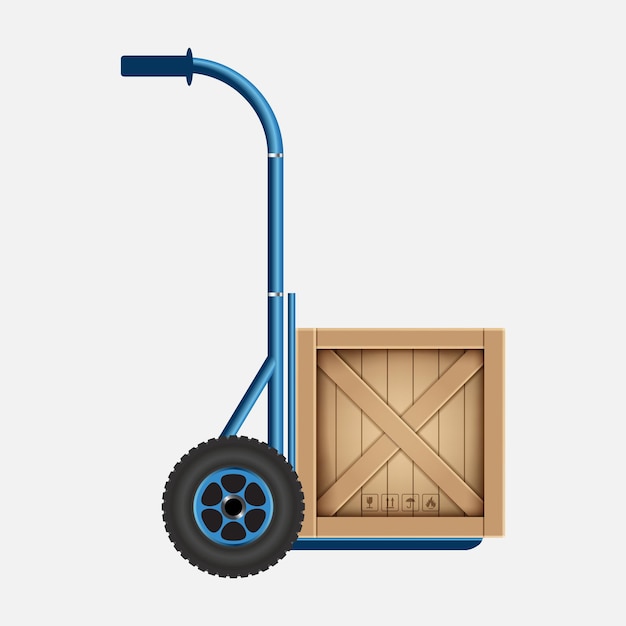 Vector wheelbarrow for cargo4