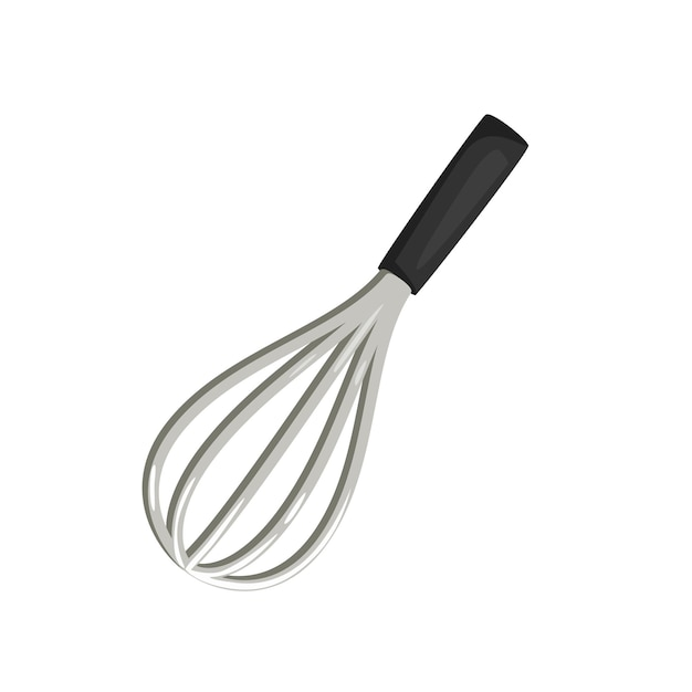 Vector vector whisk icon kitchen tool black cooking symbol