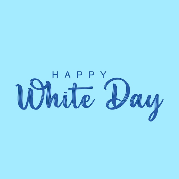 Vector vector white day celebration background