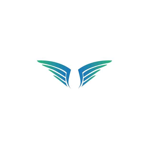 vector wings  logo template design