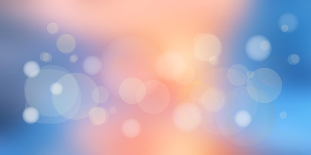 Vector winter achtergrondvervaging en bokeh