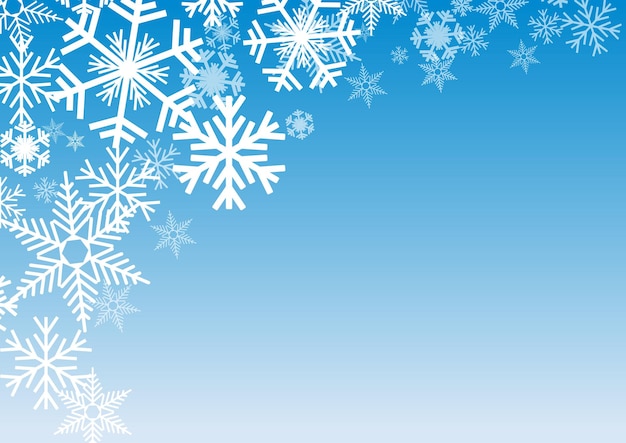 Vector winter background