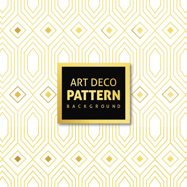 Vector witte en gouden kunst Decor patroon