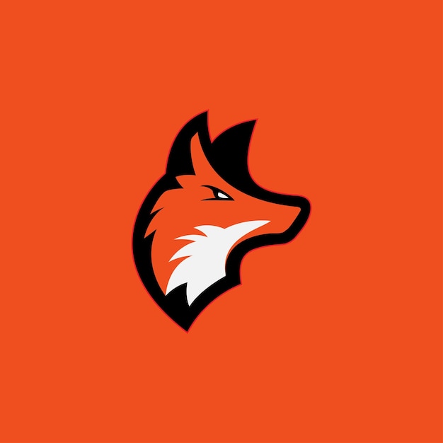 Vector wolven mascotte esport logo karakter ontwerp voor wolf gaming en sport