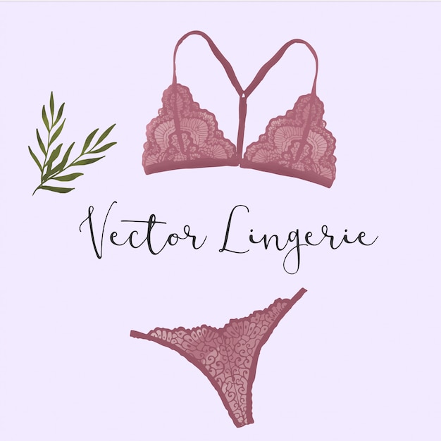 Vector lingerie da donna