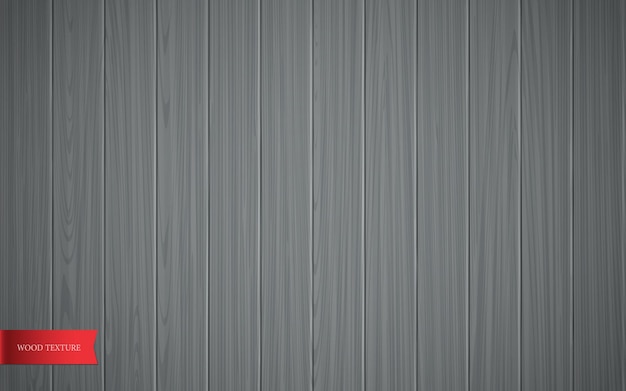 Vector vector wood texture. grey wooden background, realistic wall, plank, table or floor surface