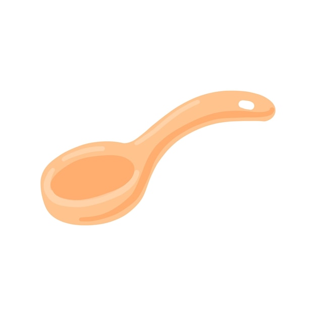 Vector vector wooden spoon vector illustration