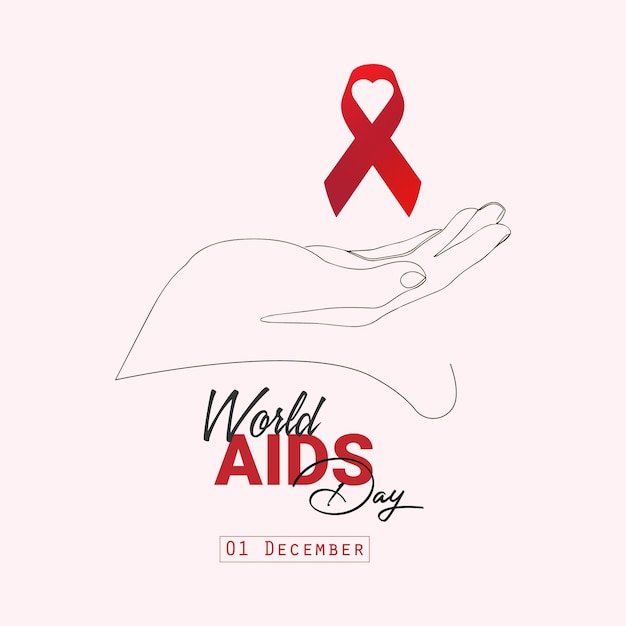 Vector World AIDS Day Design