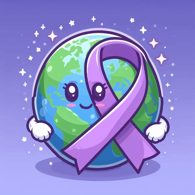 Vector world cancer day