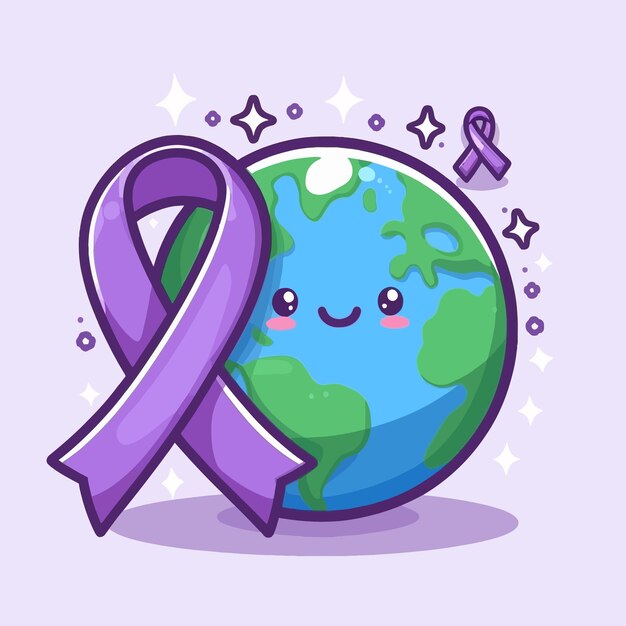 Vector world cancer day