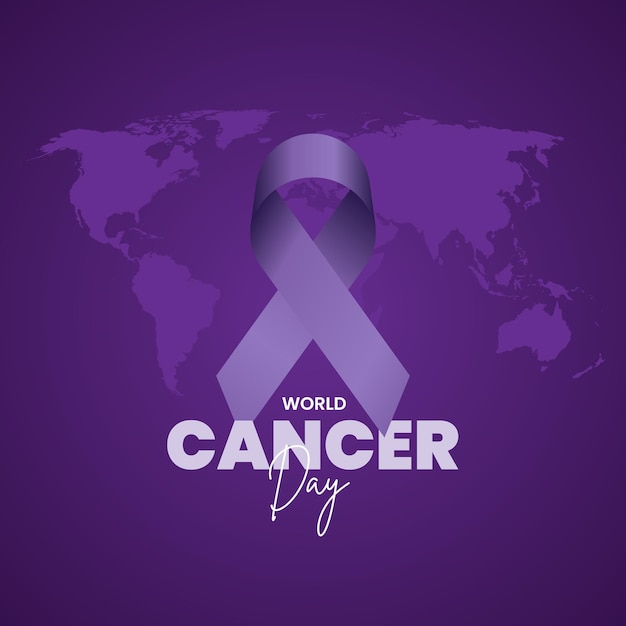 Vector vector world cancer day