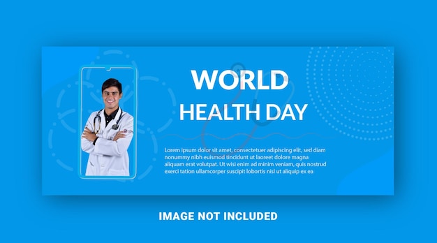 Vector world health day concept for healthcare and medical