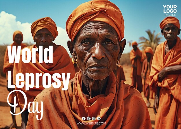 Vector vector of world leprosy day banner template