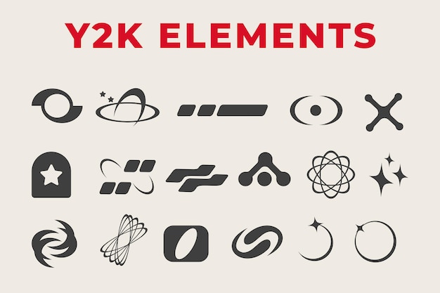 Vector y2k symbols