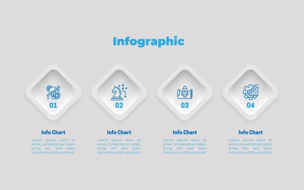 Vector zakelijke infographic element sjabloonontwerp
