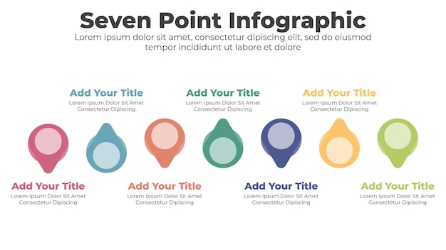 Vector zakelijke infographic ontwerpelementen en stroomschema stappen