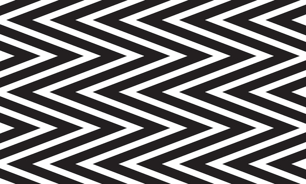 Vector Zigzag Pattern Background Black And White