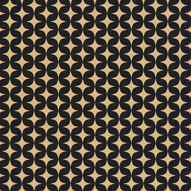 Vector zwart en goud patroon