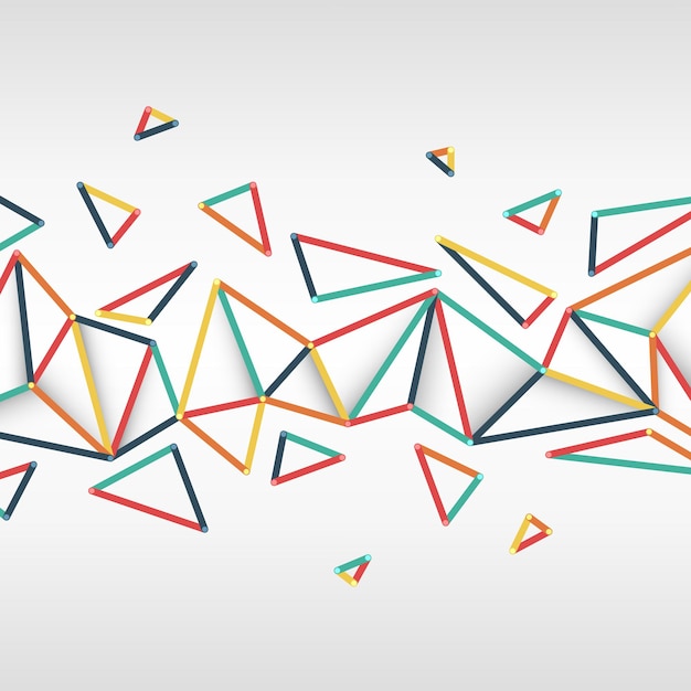 Vectorachtergrond. Illustratie van abstracte textuur met driehoeken. Patroonontwerp voor spandoek, poster, flyer.