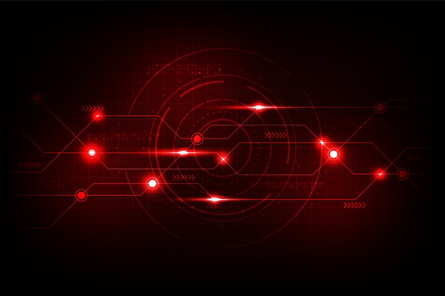 Vectorachtergrond in het concept circuit.